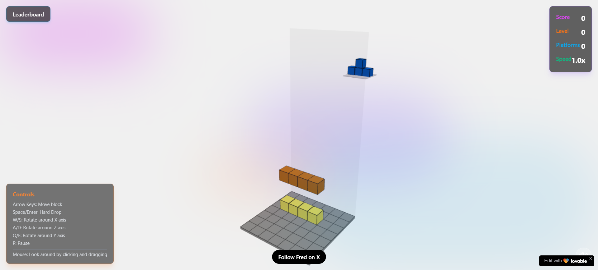 3D Tetris